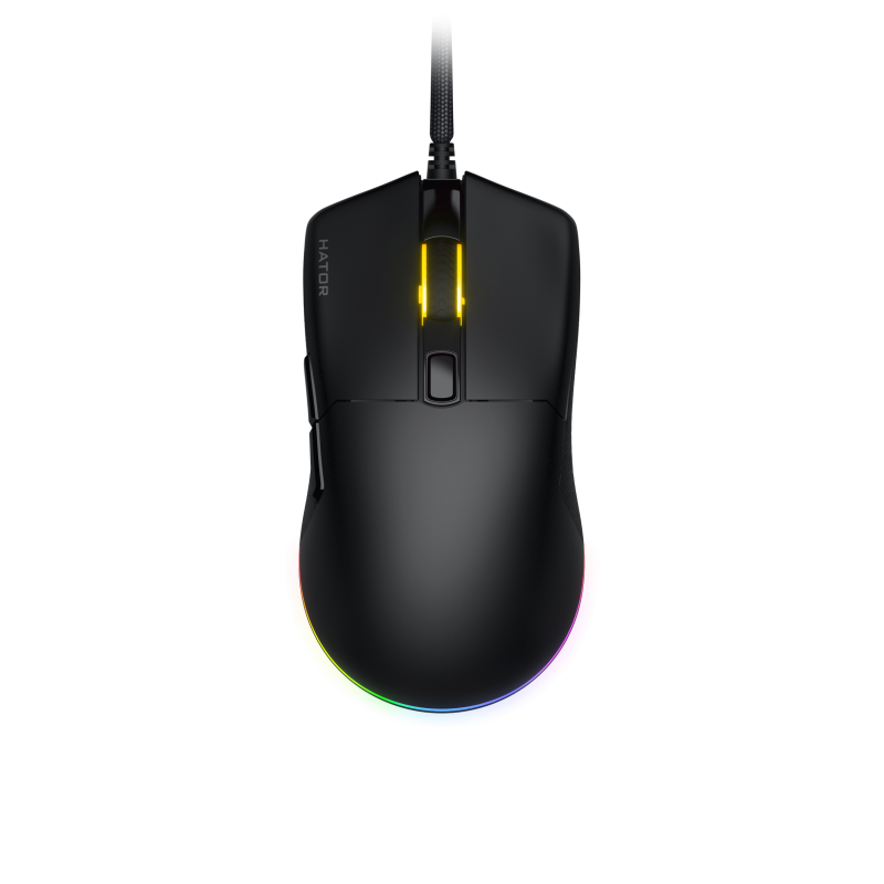 Mouse Gaming Hator Pulsar 3, 12000 dpi, negru