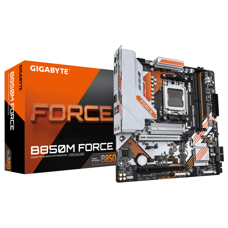 Placa de baza Gigabyte B850M FORCE, Socket AM5, DDR5, Micro-ATX