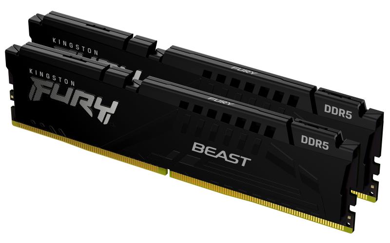 Memorie RAM Kingston FURY Beast, 64GB DDR5, 5600MHz, CL40