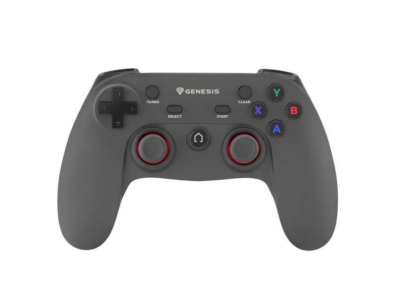 Controller wireless Genesis Mangan PV56, interfata 2.4 GHz, numar butoane 12, capacitate baterie 600 mAh, compatibilitate PC, PS3, negru - Accesorii console & PC