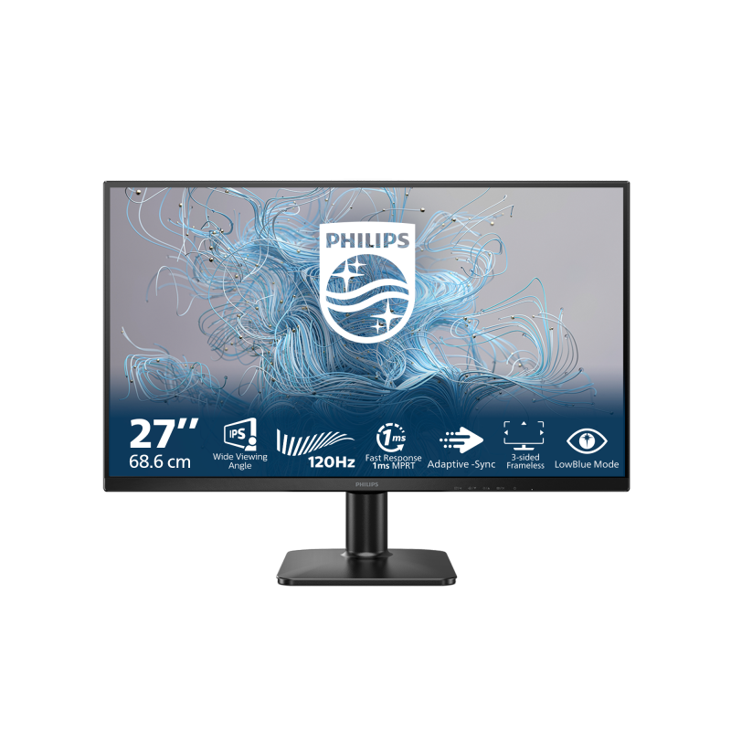 Monitor Consumer Philips 27E2N1110/00, 27″, 1920 x 1080 pixeli, Black, 3 ani Garantie - Desktop PC & Monitoare