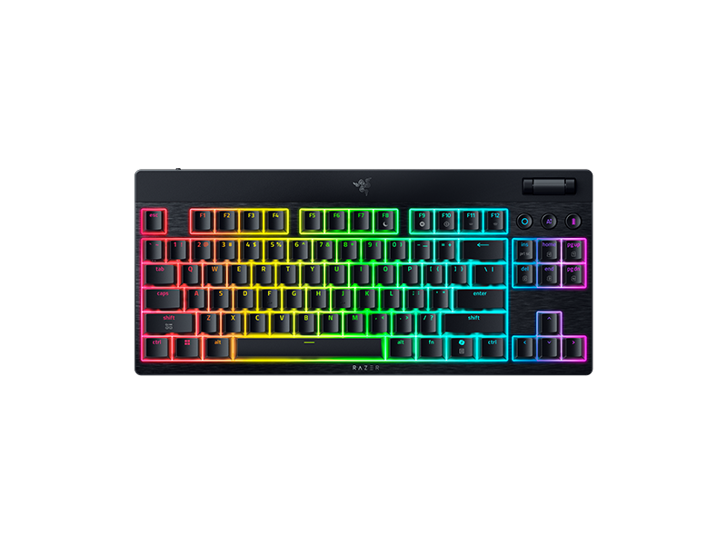 Tastatura Mecanica Gaming Razer BlackWidow V4 Low-Profile Tenkeyless HyperSpeed, RGB, Wireless, Negru