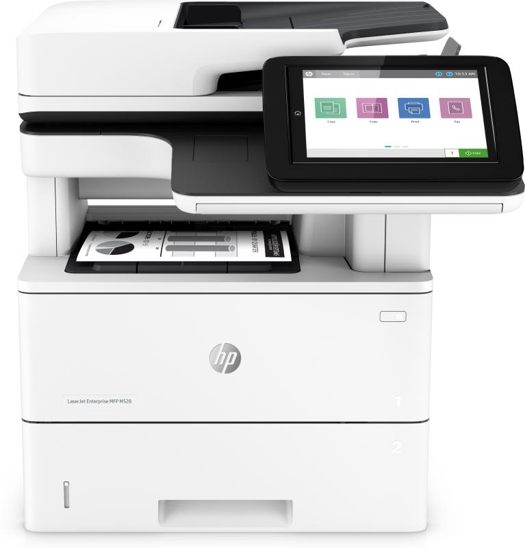 Multifunctional laser HP LaserJet Enterprise MFP M528dn, format A4, Monocrom, Duplex, USB + LAN