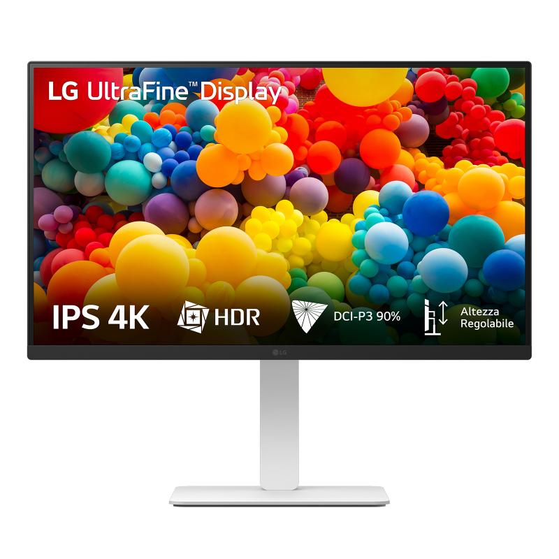 Monitor Consumer LG 27US550-W, 27″, 3840 x 2160 pixeli, White, 3 ani Garantie - Desktop PC & Monitoare