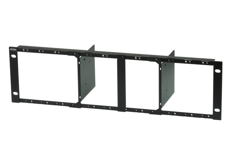 Rackmount kit video extender ATEN VE-RMK3U. Tipul: Kit montare, Culoarea produsului: Negru. Greutate: 2,33 kg