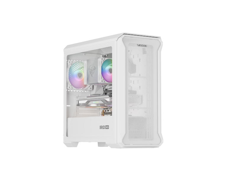 Carcasa GENESIS Irid 503, RGB, Mini Tower, White - Carcase