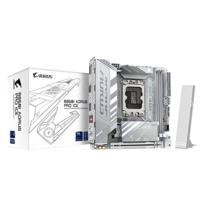 Placa de baza Gigabyte B860I AORUS PRO ICE, Socket 1851, DDR5, Mini-ITX - Componente PC