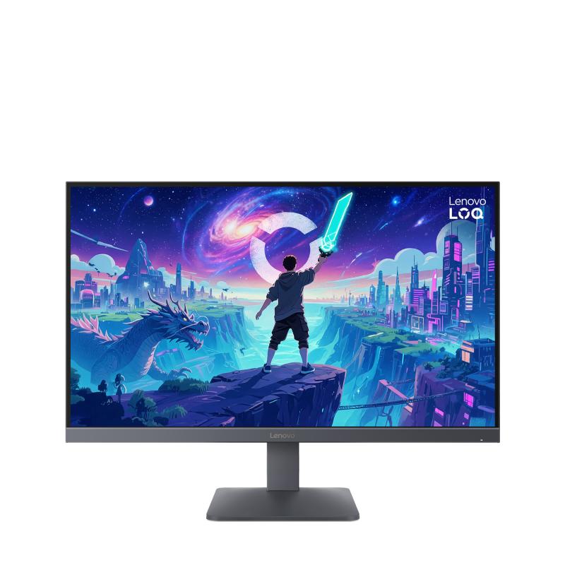 Monitor Gaming Lenovo LOQ 27Q-10, 27″, 2560 x 1440 pixeli, Lunar Grey, 3 ani Garantie - Desktop PC & Monitoare