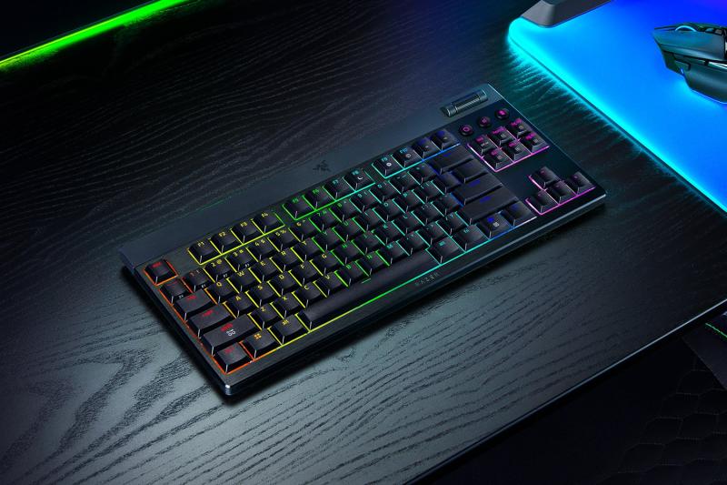 Tastatura Mecanica Gaming Razer BlackWidow V4 Low-Profile Tenkeyless HyperSpeed, RGB, Wireless, Negru - PC, Periferice & Software