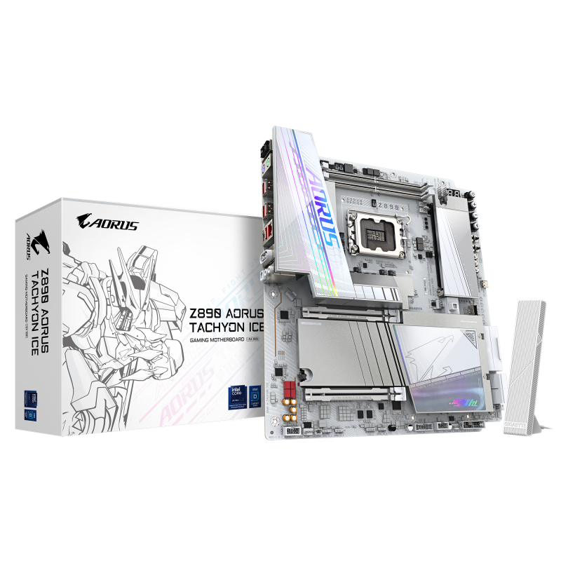 Placa de baza Gigabyte Z890 AORUS TACHYON ICE, Socket 1851, DDR5, E-ATX
