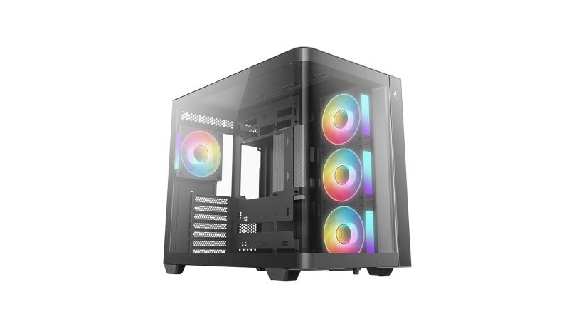 Carcasa DeepCool CG530U 4F, Mid Tower, Black - Carcase