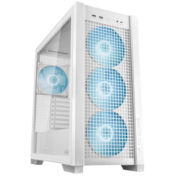 Carcasa ASUS GT302 ARGB, RGB, Mid Tower, White
