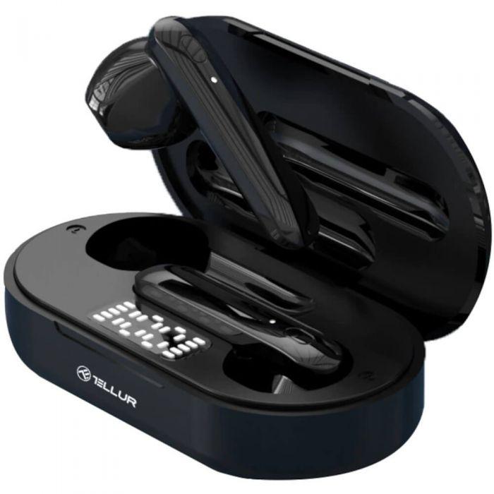 Casti In-ear Tellur TLL511401, Wireless, Negru