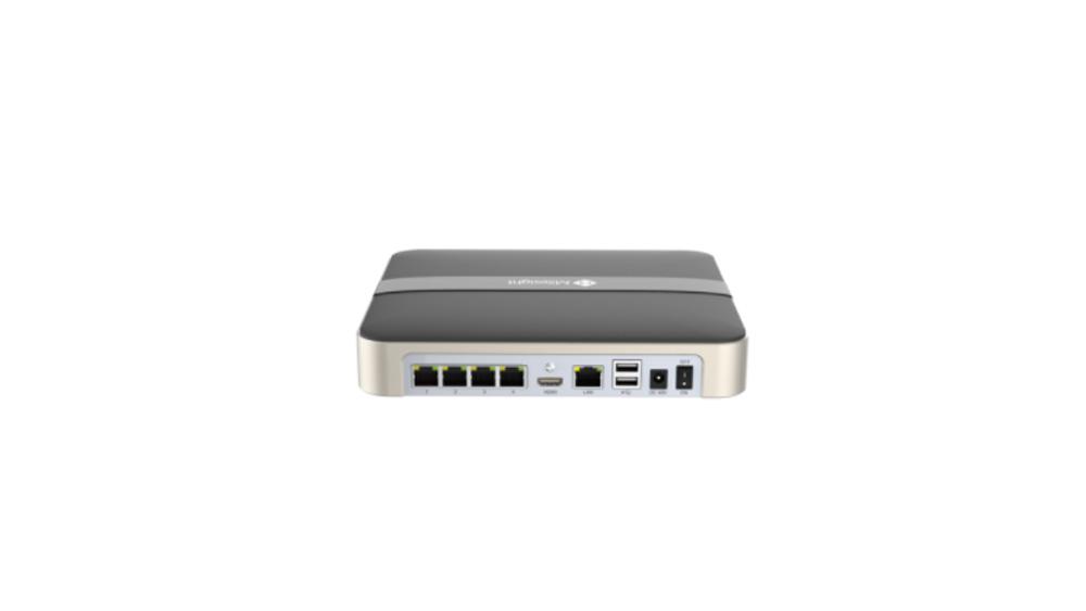 Mini POE NVR Milesight 4 Canale MS-N1004-UPC, Rezolutie inregistrare: 8MP , Rezolutie redare: 11*(30fps @8MP), 1*(30fps @6MP), 1*(30fps @5MP), 2*(30fps @4MP), 2*(30fps @3MP), 4*(30fps @1080P), 4*(30fps @720P);HDMI & VGA output; Compresie: H.265+/H.265(HEVC)/H.264+/H.264 ; Stocare: 1*SATA ( 3.5″)pana - NVR