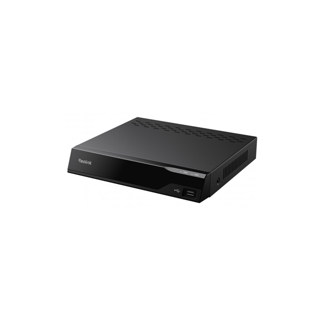 NVR Reolink RP-PN16-NHD; 16MP 16POE Camere: Până la 24 camere IP (16 cu fir), rezoluție maximă 16MP Rezoluție afișaj: HDMI: 3840x2160, VGA: 1920x1080 Rețea: 8x RJ45 (10/100 Mbps) pentru camere, 1x RJ45 (10/100/1000 Mbps) pentru LAN/WAN Alimentare: DC 53V/3.77A, PoE (IEEE 802.3af/at, 25W per port)
