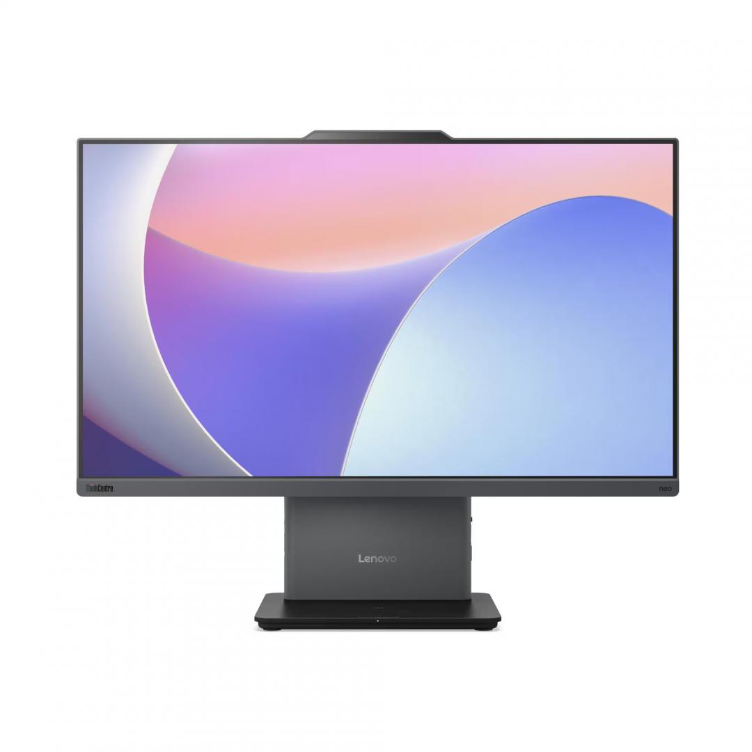 All-in-One Business Lenovo ThinkCentre neo 50a 27 Gen 5 AIO cu procesor Intel Core 7 240H pana la 5.2 GHz, 27 inch, FHD, 32 GB, Intel Graphics, FreeDos, Grey, 3 ani Garantie - All in one PC - imaginea 3