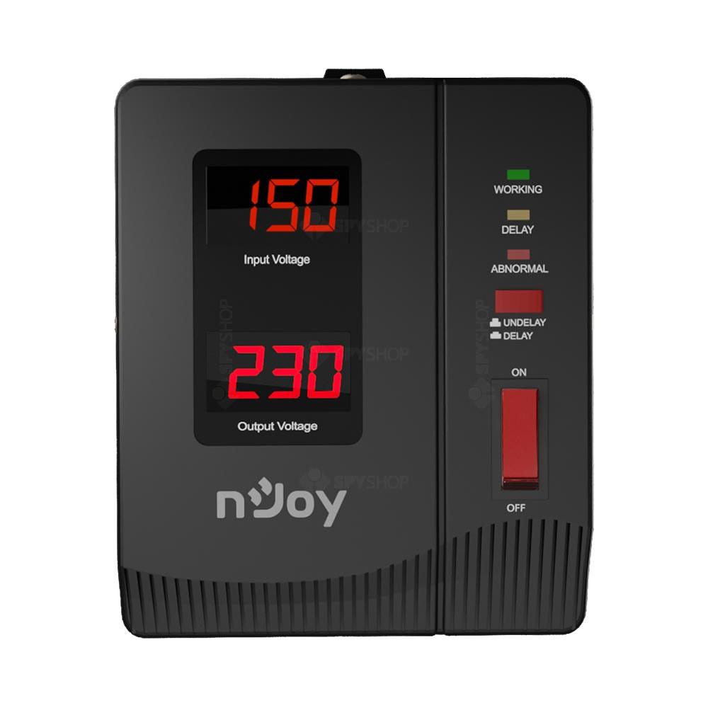 Stabilizator tensiune nJoy 1000VA Alvis, 600W - Servere, Componente & UPS