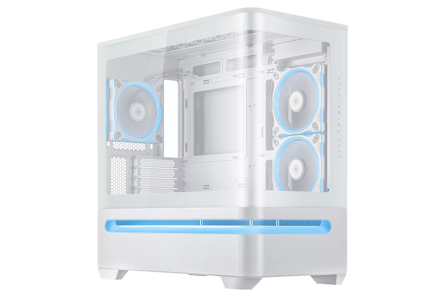Carcasa ASUS Prime AP202 ARGB, Mini Tower, White - Carcase