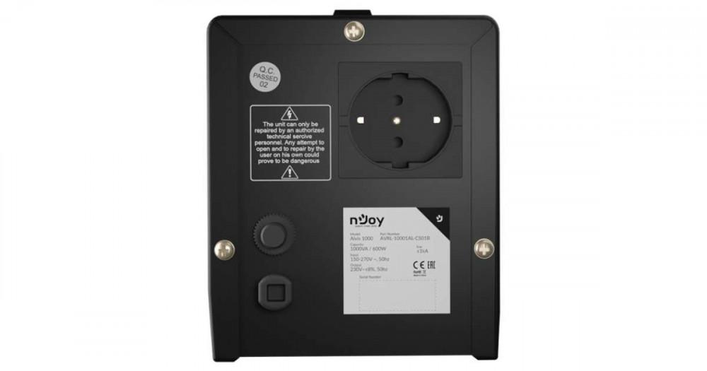 Stabilizator tensiune nJoy 1000VA Alvis, 600W - Servere, Componente & UPS - imaginea 2