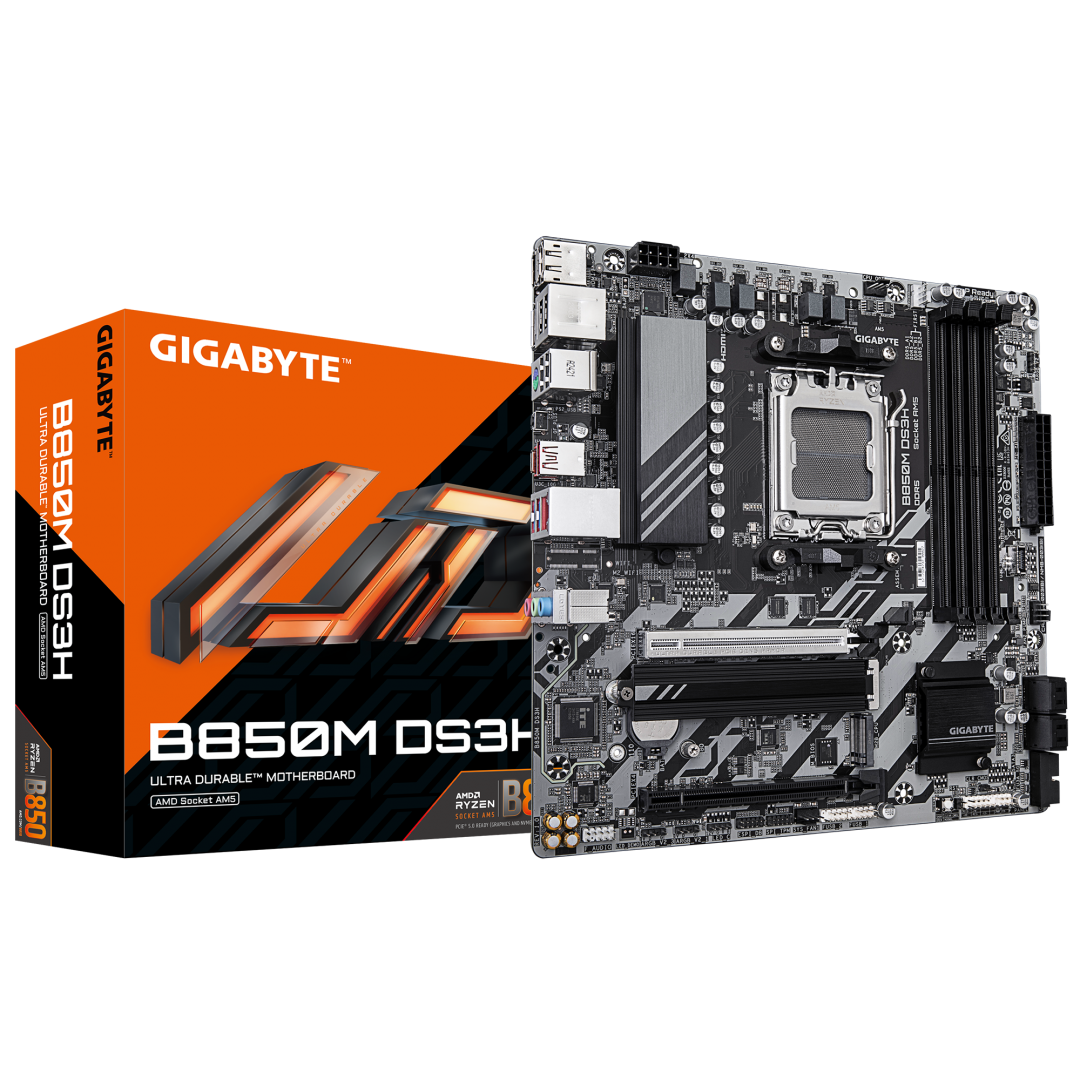 Placa de baza Gigabyte B850M DS3H, Socket AM5, DDR5, Micro-ATX - Componente PC