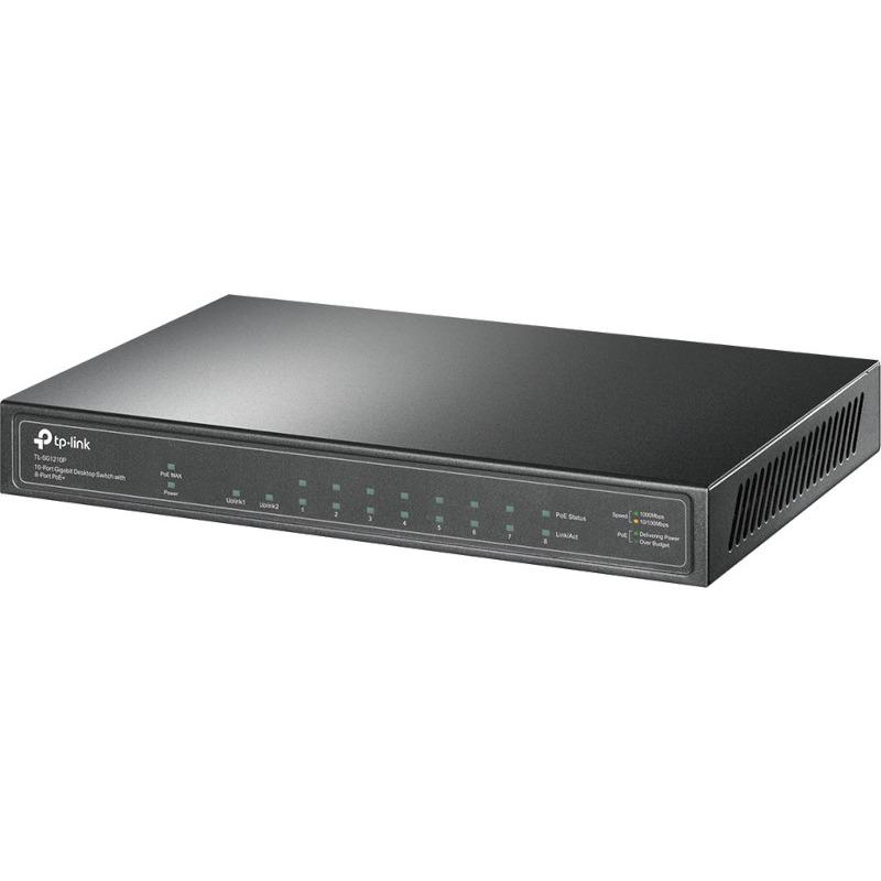 Switch TP-Link TL-SG1210P, 10 port, 10/100/1000Mbps - PC, Periferice & Software