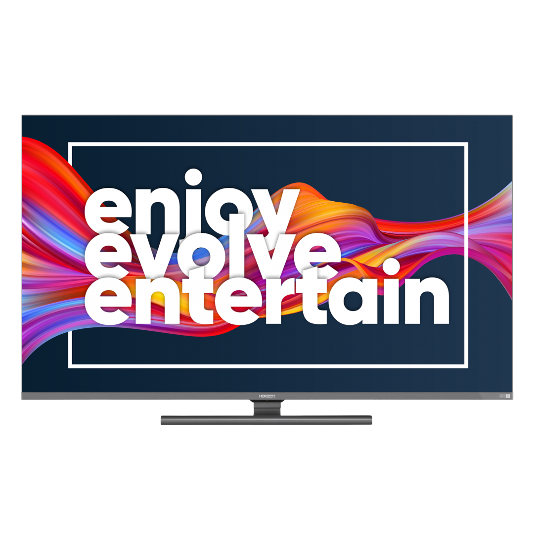 QLED+ TV HORIZON 4K-SMART 55HQ9730U/B, 55" D-LED, 4K Ultra HD (2160p),Dolby Vision HDR / HDR10+ / HDR10 / HLG + MicroDimming, Digital TV-Tuner DVB-S2/T2/C, CME 400Hz, HOS 3.0 SmartTV-UI (WiFi built-in) +Netflix +PrimeVideo +Youtube, Amazon Alexa built in / WW Google Assistant, 1xLAN (RJ45), Wireless