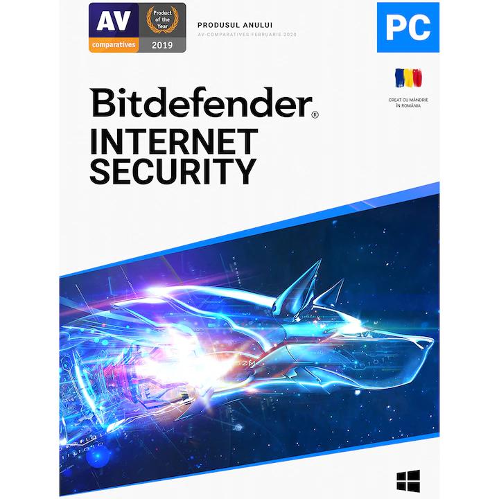 Licenta retail Bitdefender Internet Security - protectie completapentruWindows, valabila pentru 2 ani, 5 dispozitive, new