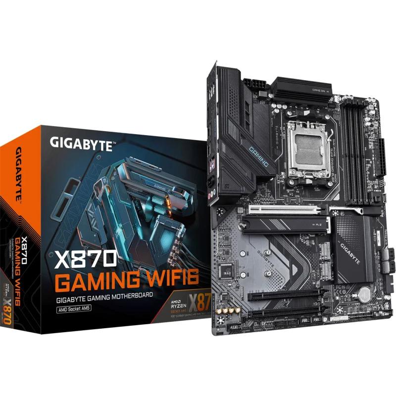 Placa de baza Gigabyte X870 GAMING WIFI6, Socket AM5, DDR5, ATX - Componente PC