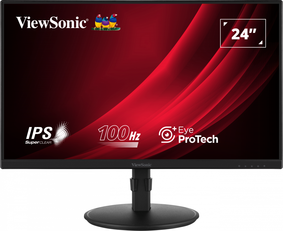 Monitor Consumer ViewSonic VG2408A-MHD, 24″, 1920×1080 pixeli, Black, 3 ani Garantie - Desktop PC & Monitoare