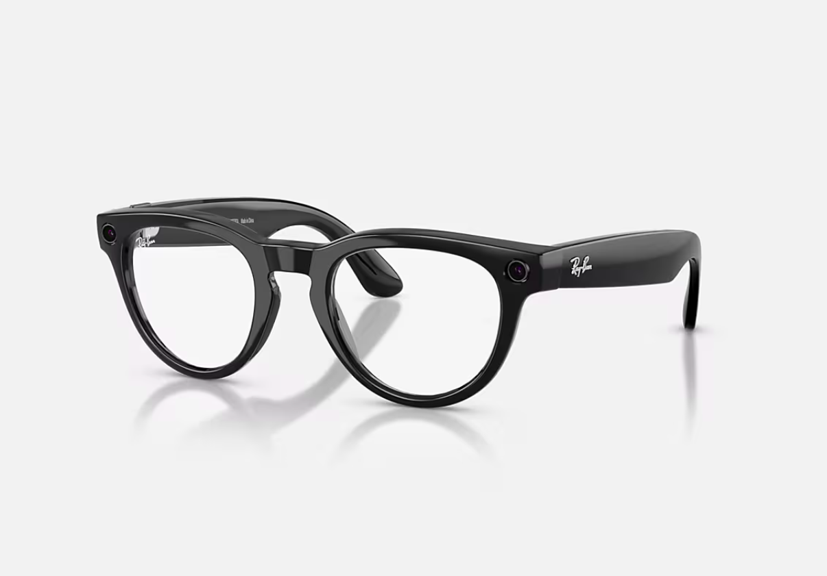 RayBan Meta HEADLINER LowBridgeFit Shinny Black – Sapphire Transitions® Gen2 - Gadgeturi