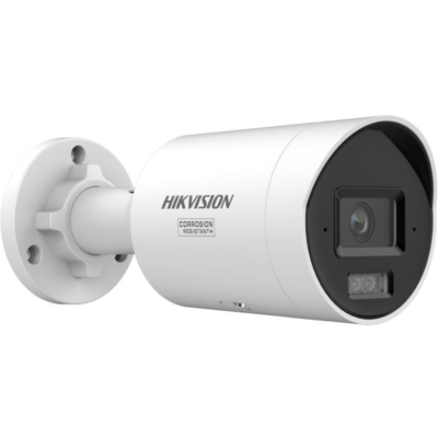 Camera de supraveghere IP Bullet 4MP Hikvision DS-2CD2047G3-LIY(2.8MM), lentila fixa 2.8mm, iluminare min: Color: 0.0005 Lux @ (F1.0, AGC ON),0 Lux cu lumina alba: 40m, IR 40m, microfon incorporat, slot card de memorie: microSD/microSDHC/microSDXC maxim 512GB, alarma la evenimente: Motion detection - Camere supraveghere IP