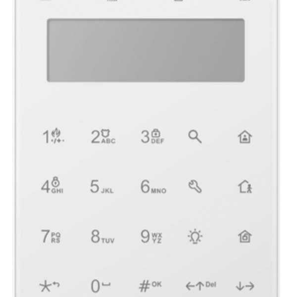 Tastatura LCD pentru AX PRO DS-PK501LTM-HWE;314300669 Ecran LCD Armare one-touch(fără parolă) 2 intrari si 1 iesire - Centrale si tastaturi