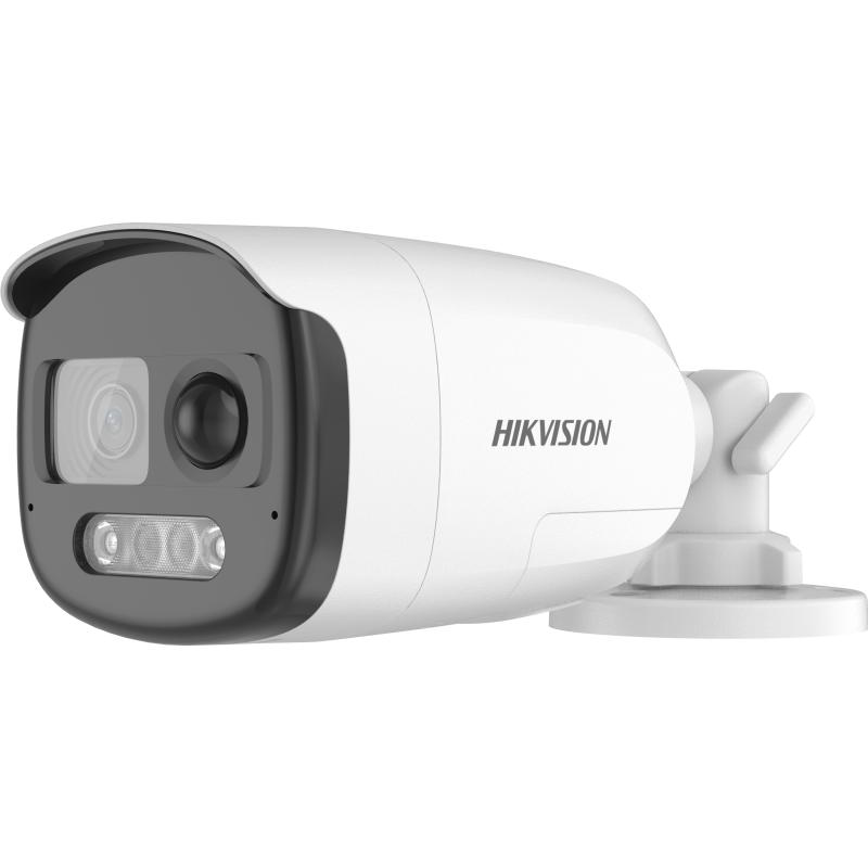 Camera de supraveghere Bullet 2MP Hikvision DS-2CE12DF3T-PIRXOS(2.8MM), lentila fixa: 2.8, iluminare min: Color: 0.0005 Lux @ (F1.0, AGC ON), 0 Lux cu lumina alba: 40m, microfon incorporat, alarma la evenimente: Motion Detection, alimentare: 12 VDC ± 25%, max. 11.4 W, protectie: IP67, dimensiuni - Securitate