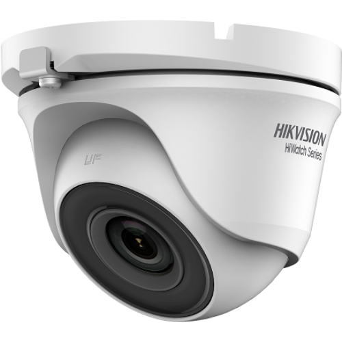 Camera de supraveghere Turret 2MP HiWatch HWT-T120-M(2.8MM), lentila fixa 2.8mm, iluminare: 0.01 Lux@(F1.2, AGC ON), 0 Lux with IR, IR 20M, iesire: TVI/AHD/CVI/CVBS, alimentare: 12 VDC ±15%, protectie IP66, dimensiuni: Ø 82.6 mm × 69.66 mm, greutate: 230g, temperatura de functionare: -40 °C to 60 °C - Securitate