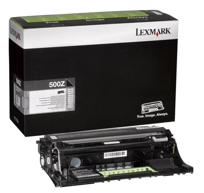 Drum unit LEXMARK 50F0Z00, Black - Drum