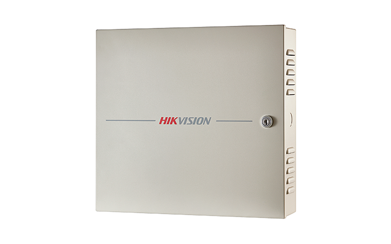 Centrala control access Hikvision DS-K2602T, pentru 2 usi bidirectionale ( 4 x cititoare Wiegand sau 4 cititoare RS-485), capacitate de stocare: 100,000 cartele si 300,000 evenimente, comunicare: TCP/IP, RS-485, Wiegand (W26/W34), EHome 5.0, si protocol ISAPI, Alarm input × 4, , door contact × 2 - Centrale control acces