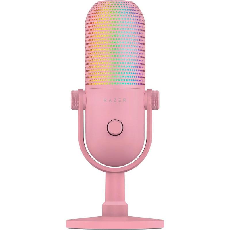 Microfon Razer Seiren V3 Chroma, tip Condenser, USB, LED backlight - Microfoane