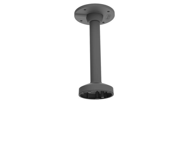 Suport pentru montaj pe tavan pentru camere mini dome Hikvision DS-1271ZJ-120/BK, material aliaj de aluminiu, dimensiuni: Φ 150 × 543 mm, greutate: 1290g, culoare: negru. - Accesorii