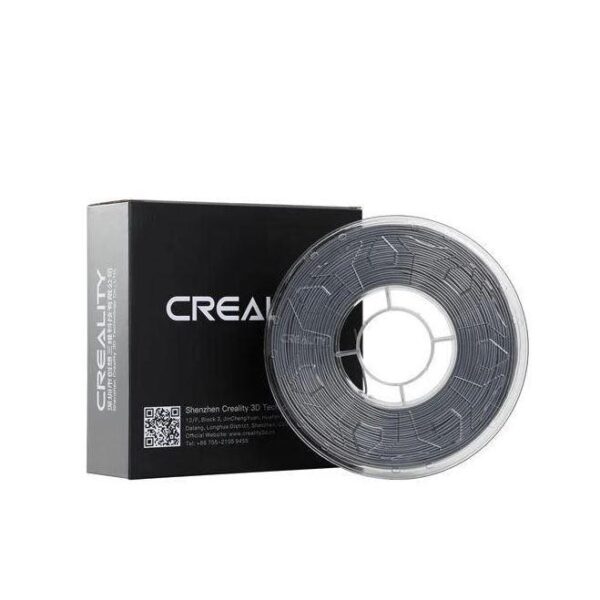 CREALITY CR PLA 3D Printer Filament, silver, 1KG Printing temperature: 190-220, Filament diameter: 1.75mm, Tensile strength: 60MPa, Size of filament wheel: Diameter 200mm, height 66mm, hole diameter 56mm. Utilizare: pana la 6 luni de la deschiderea ambalajului. - Accesorii imprimare 3D