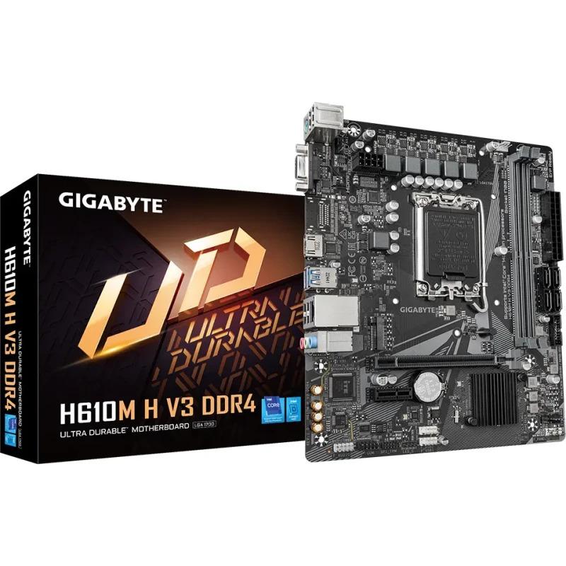 Placa de baza Gigabyte H610M H V3, LGA 1700, DDR4, Micro-ATX