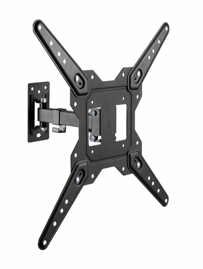 Suport TV de perete Serioux, TV68-441, compatibilitate dimensiune ecran: 23″-55″, compatibilitate VESA: 100×100, 100×200, 200×100, 200×200, 300×200, 400×200, 300×300, 400×300, 400×400, greutate maximă suportata: 30kg, distanta fata de perete: 60~208mm, inclinare: ＋5°～-8°, pivotare: +90°~-90° - Suporturi TV / Monitor