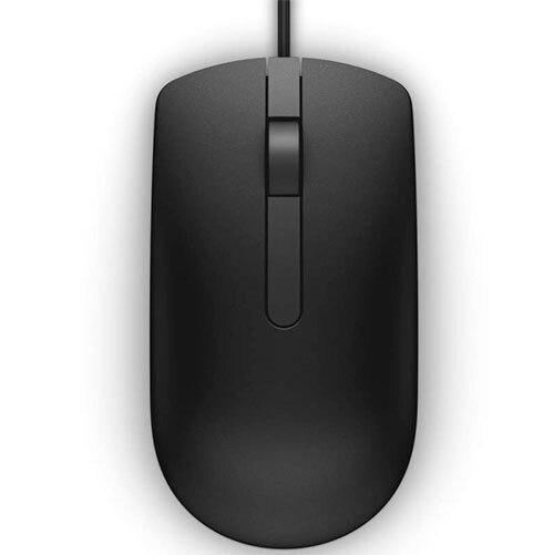 Mouse DELL MS116, cu fir, negru