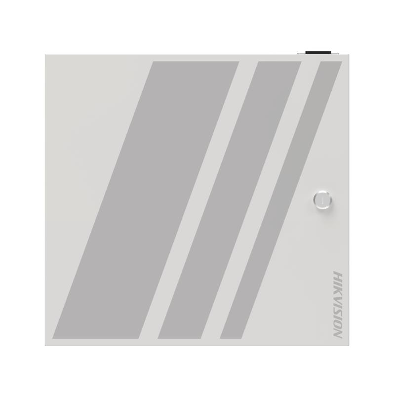 Centrala control acces Hikvision DS-K2702X, 10/100/1000 Mbps, interfete: 1x Network, 2x Lock Control, 2x Exit Button, 2x Door Contact Input, 4x Alarm Input, 4x Alarm Output, 1x TAMPER, 7x RS-485, 4x Wiegand(W26, W34), 1x USB, 1x Fire Interface, capacitate: 100 000 utilizatori, 10 000 aprente, 200
