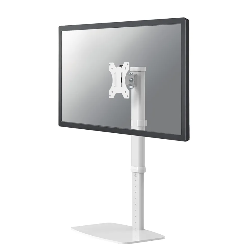 Suport dublu monitor de birou Neomounts FPMA-D890WHITE; pentru display- uri cu diagonale 10"-30", sistem de prindere VESA 75x75~100x100, greutate maxima suportata 6kg, full motion, tilt +80°, swivel 60°, rotate 180°; inaltime reglabila manual 360-540mm; culoare negru. Garantie 5 ani