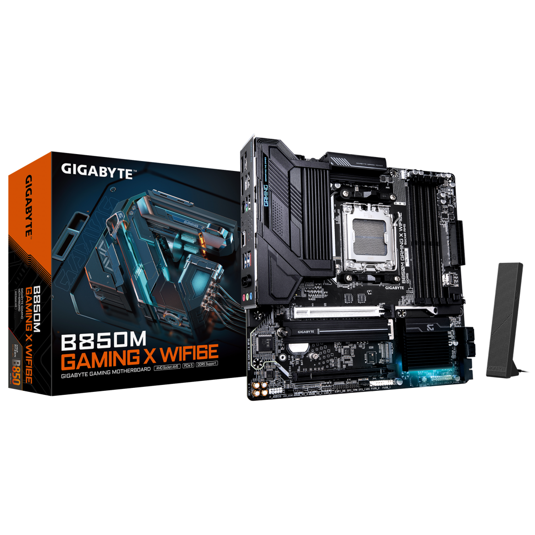 Placa de baza Gigabyte B850M GAMING X WIFI6E, Socket AM5, DDR5, Micro-ATX - Componente PC