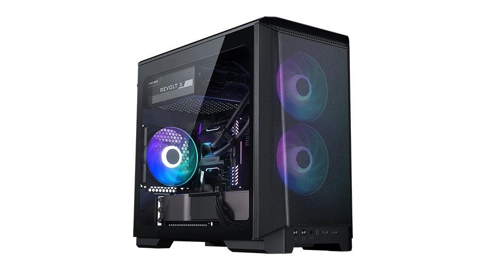 Carcasa PHANTEKS Eclipse P200A, RGB, Mini Tower, Black