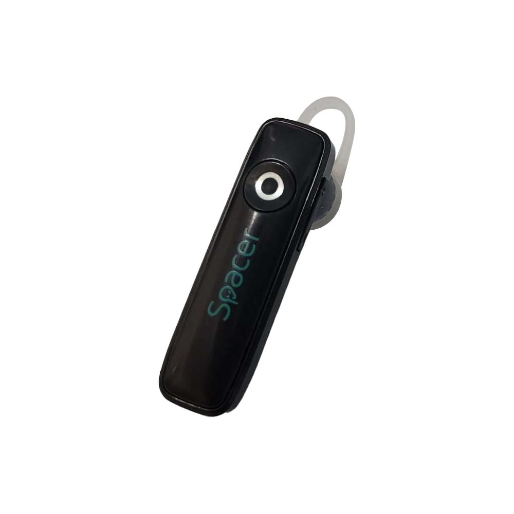 Casti Mono-casca SPACER SPBH-HF-01, Wireless, alb