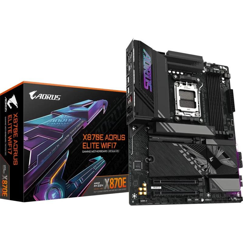 Placa de baza Gigabyte X870E AORUS ELITE WIFI7, Socket AM5, DDR5, ATX - Componente PC