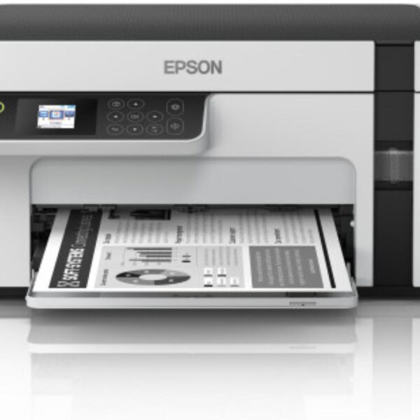 Multifunctional inkjet Epson M2120, CISS, format A4, Monocrom, USB + WIFI - Imprimante, Scanere & Consumabile