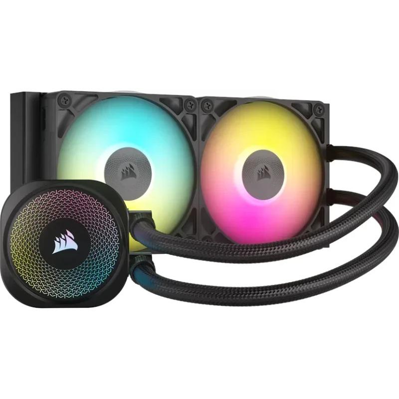 Cooler Procesor CORSAIR iCUE LINK TITAN RX RGB, Lichid, 12 cm, 2 ventilatoare, aRGB - Componente PC